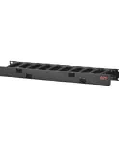 APC Horizontale kabelmanager, 1U x 4" diep, enkelzijdig met kap