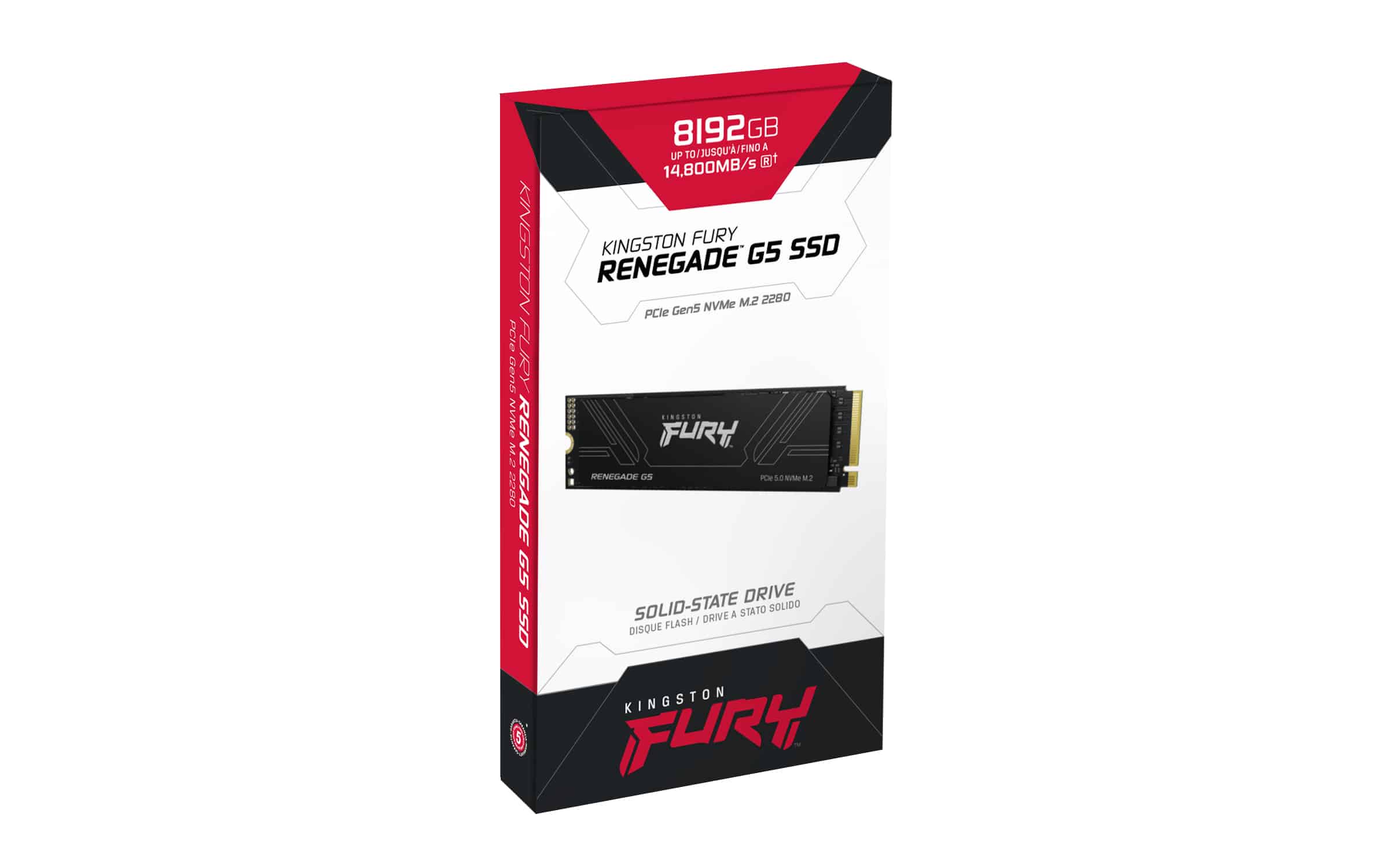 Kingston Technology 8T FURY RENEGADE G5 M.2 2280 NVMe SSD - Afbeelding 4