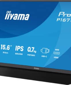 iiyama ProLite P1671HSC-B1 computer monitor 39,6 cm (15.6") 1920 x 1080 Pixels Full HD LED Zwart - Afbeelding 6