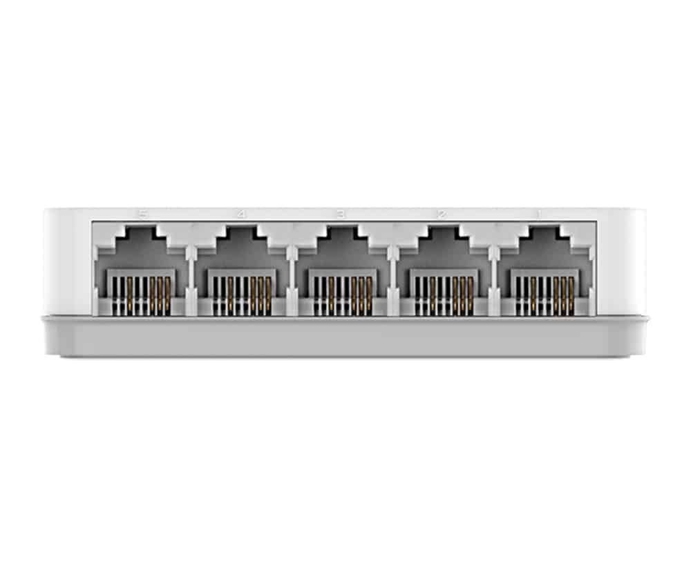 D-Link ES-1005C/E Unmanaged Fast Ethernet (10/100) Desktop Wit - Afbeelding 3