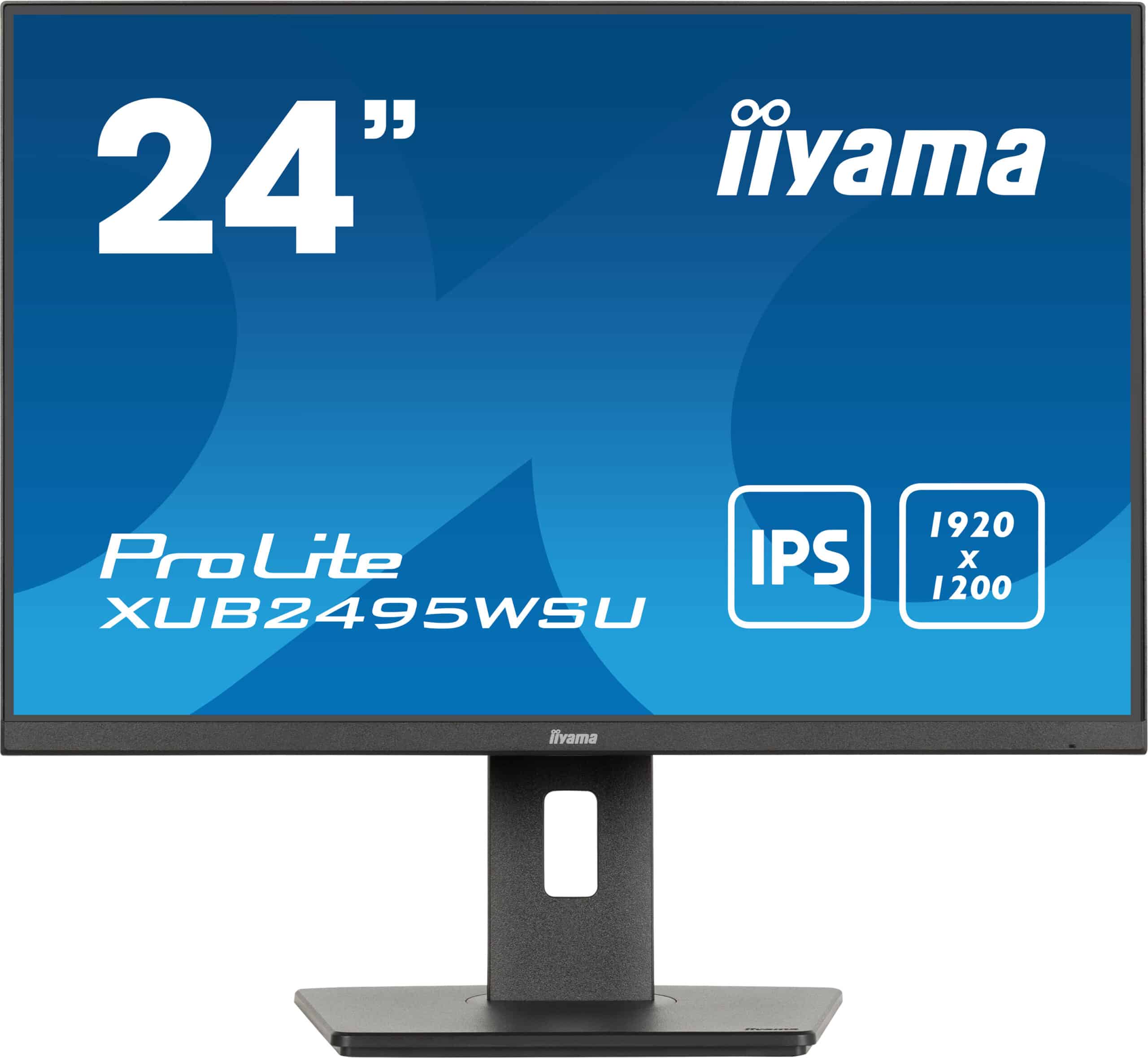 iiyama ProLite XUB2495WSU-B7 computer monitor 61,2 cm (24.1") 1920 x 1200 Pixels WUXGA LED Zwart - Afbeelding 2