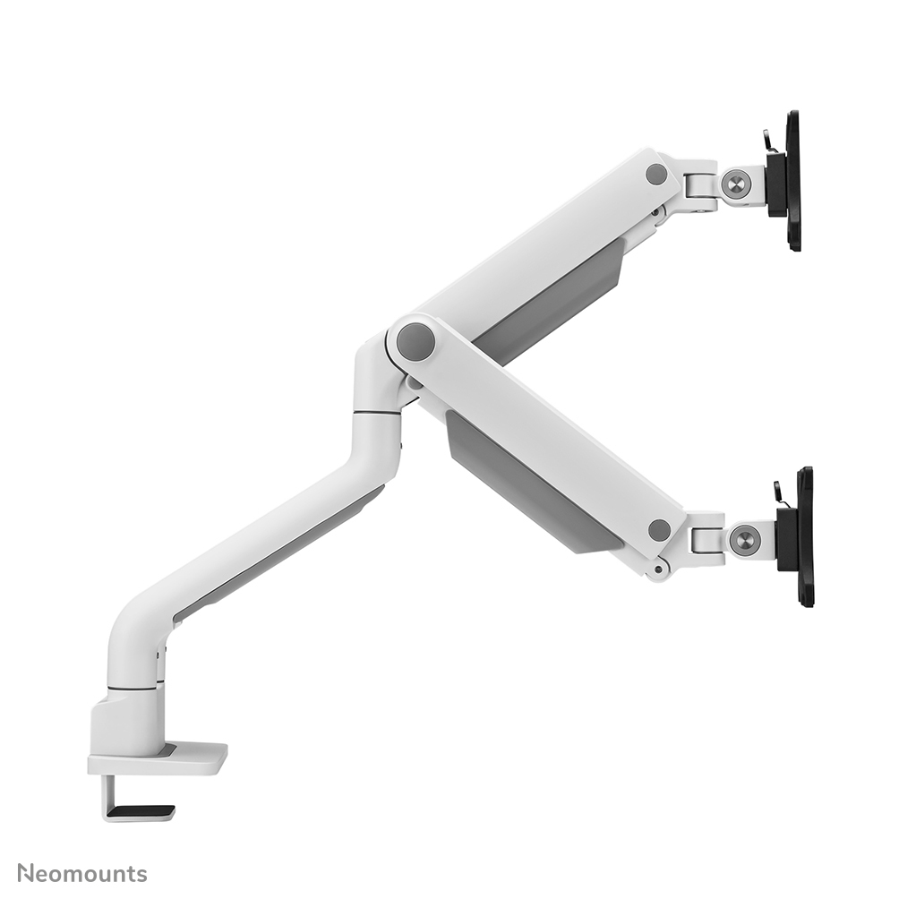 Neomounts DS70S-950WH2 Full-motion desk mount, 2x 17" - 35", 18 kg, 100x100 mm, Silver - Afbeelding 7