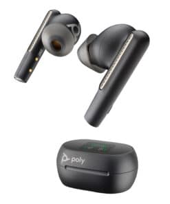 HP Poly Voyager Free 60+ UC Carbon Black Earbuds + BT700 USB-C-adapter + oplaadcase met touchscreen