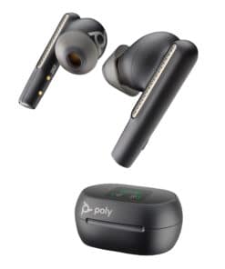 HP Poly Voyager Free 60+ UC Carbon Black Earbuds + BT700 USB-A-adapter + oplaadcase met touchscreen