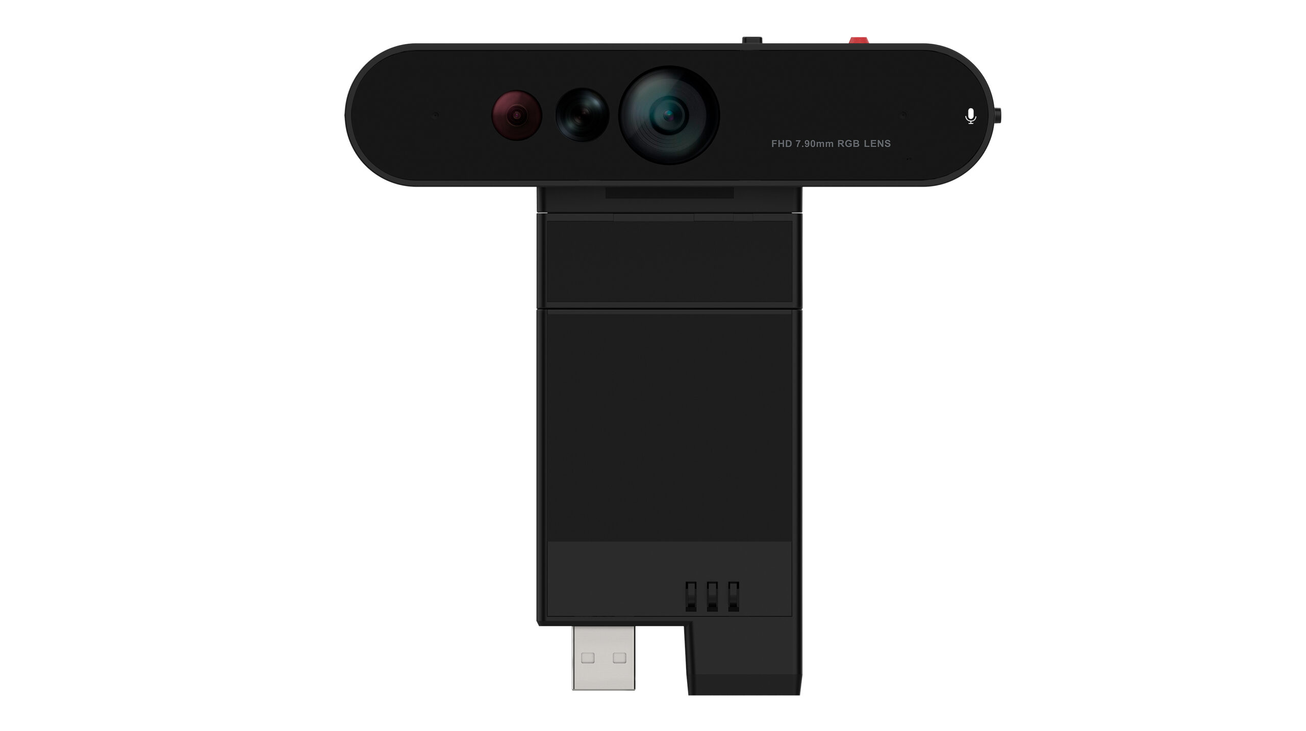 Lenovo ThinkVision MC60 (S) webcam 1920 x 1080 Pixels USB 2.0 Zwart - Afbeelding 2