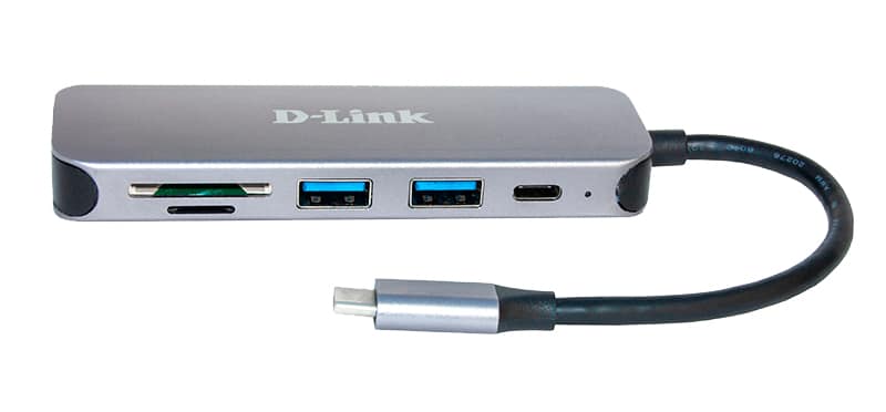 D-Link 5-in-1 USB-C Hub met kaartlezer DUB-2325 - Afbeelding 2