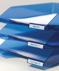 DYMO originele D1 labels | Blauwe Tekst op Wit Label | 9 mm x 7 m | zelfklevende etiketten voor de LabelManager labelprinter | gemaakt in Europa - Afbeelding 2