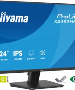 iiyama ProLite X2493HSU-B1 computer monitor 60,5 cm (23.8") 1920 x 1080 Pixels Full HD LED Zwart