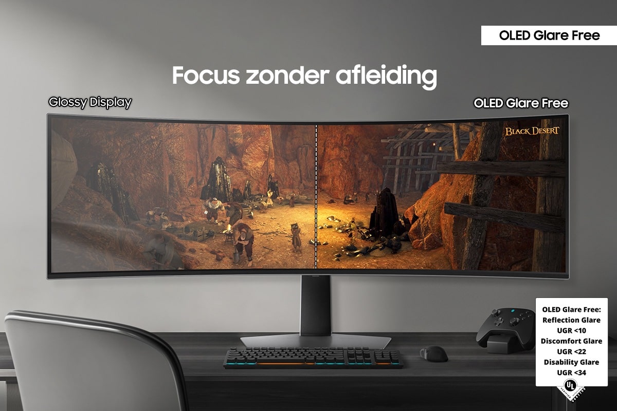 Samsung 49" Odyssey OLED G9 G93SD DQHD 240Hz Gaming Monitor - Afbeelding 4
