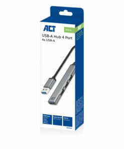 ACT USB-A hub, 3x USB-A 2.0 en 1x USB-A 3.0 - Afbeelding 3