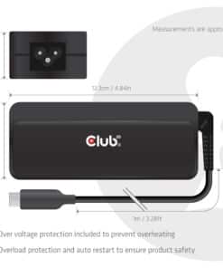 CLUB3D USB-C-laptoplader 140 W - Afbeelding 3