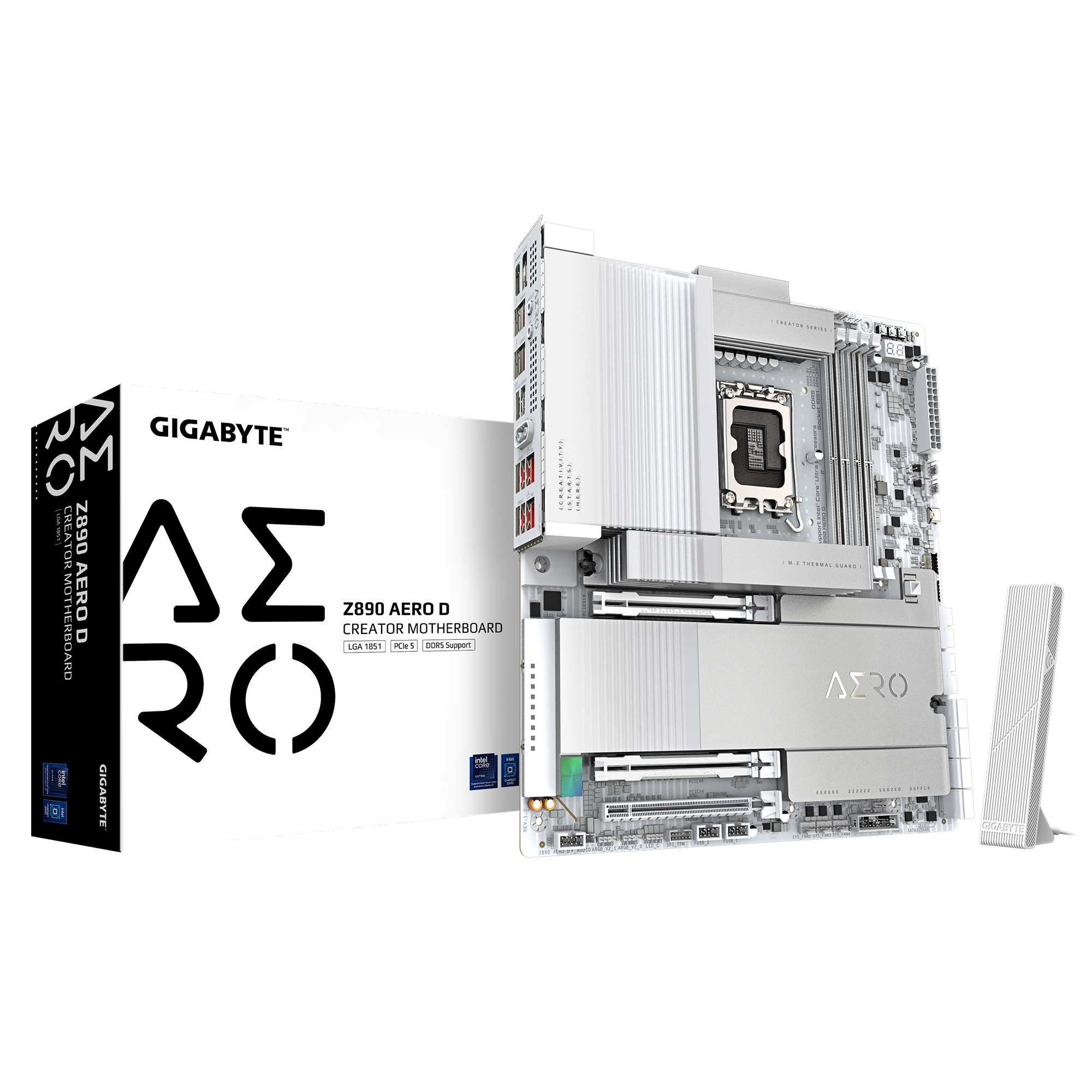 GIGABYTE Z890 AERO D moederbord Intel Z890 LGA 1851 (Socket V1) Verlengd ATX
