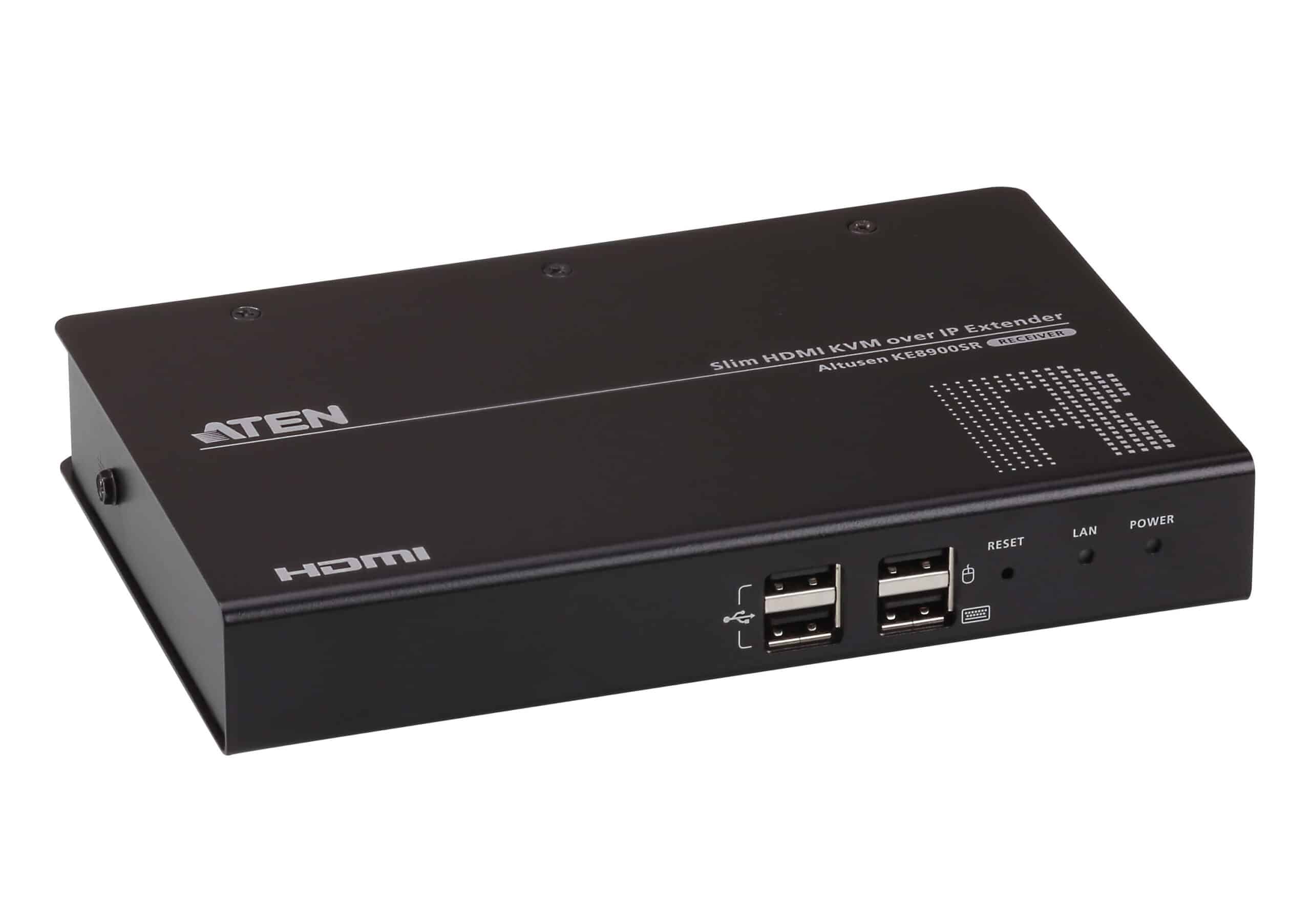 ATEN Slim HDMI-I enkel display KVM Over IP-ontvanger - Afbeelding 4