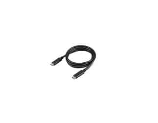 Lenovo 4X90U90619 USB-kabel USB 3.2 Gen 2 (3.1 Gen 2) 1 m USB C 10 Gbit/s 100 W Zwart