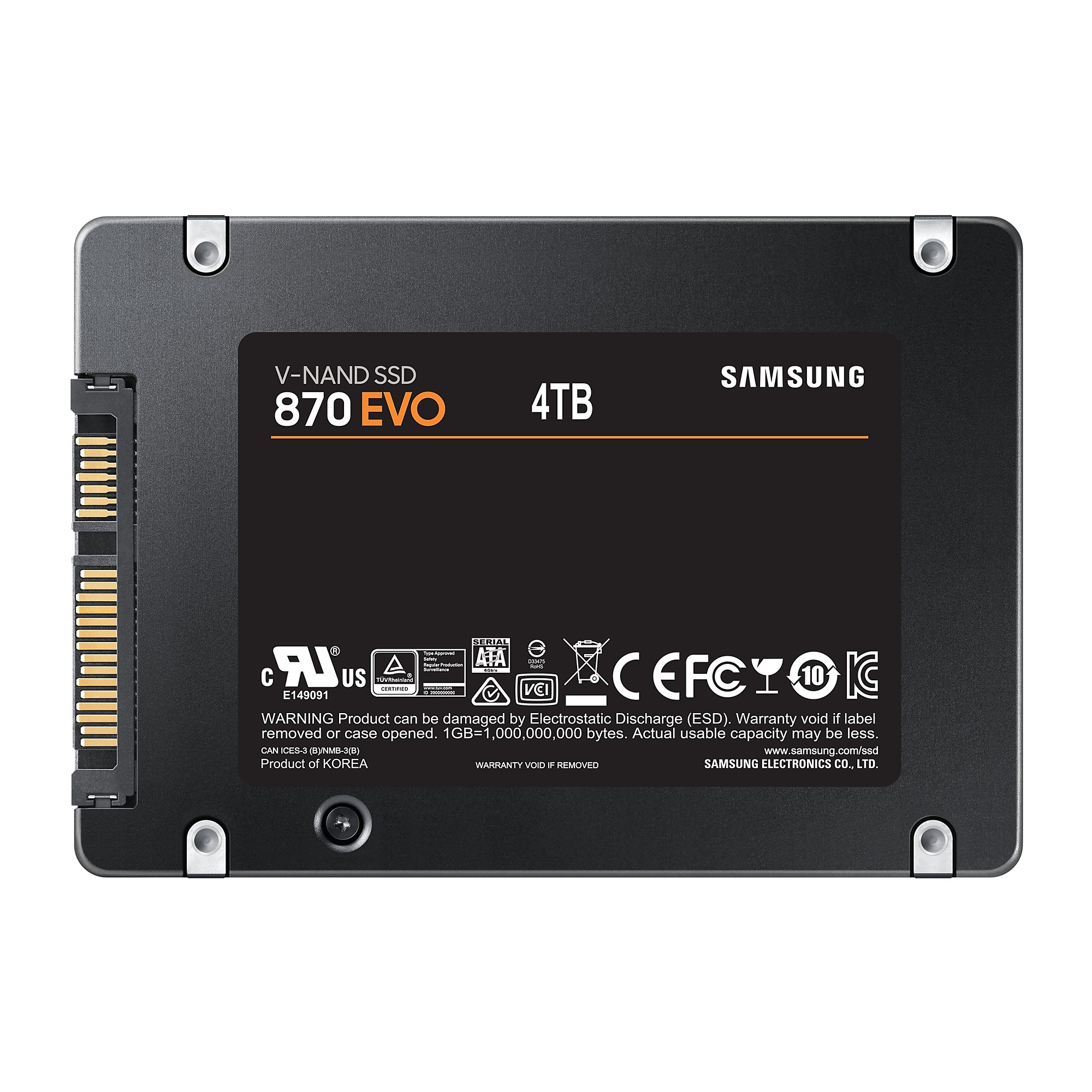 Samsung 870 EVO 4 TB 2.5" SATA III V-NAND MLC