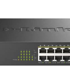 D-Link DGS-1010MP/E netwerk-switch Unmanaged L2 Gigabit Ethernet (10/100/1000) Power over Ethernet (PoE) 1U Zwart