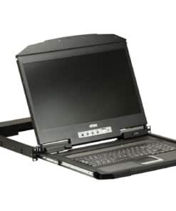 ATEN CL3700NW rack console 47 cm (18.5") 1920 x 1080 Pixels Metaal, Kunststof Zwart 1U - Afbeelding 2