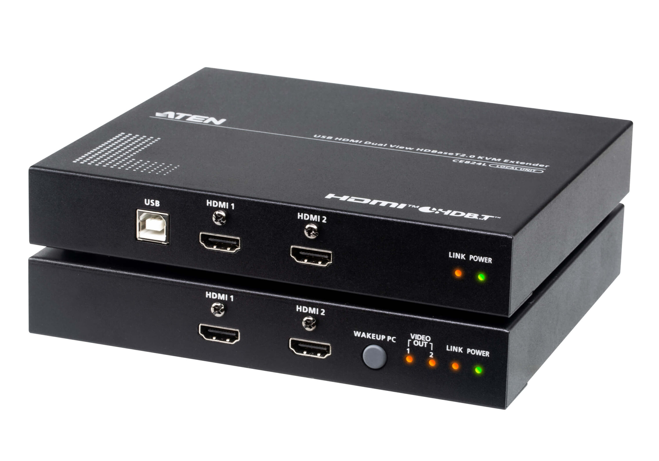ATEN USB HDMI Dual View HDBaseT 2.0 KVM verlenger (4K@100 m voor Single View)