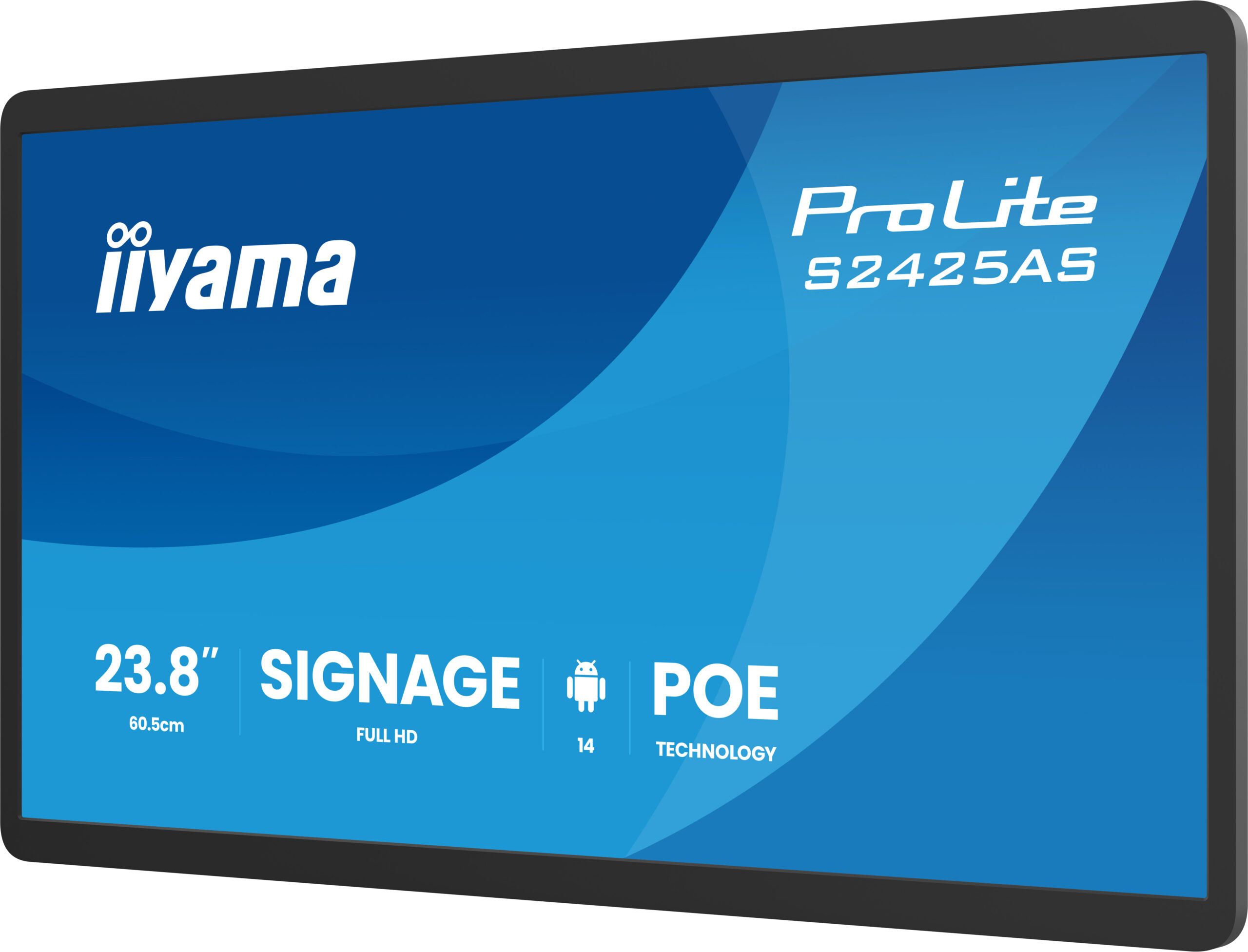 iiyama ProLite S2425AS-B1P Digitale signage flatscreen 60,5 cm (23.8") LCD Wifi 500 cd/m² Full HD Zwart Type processor Android 24/7 - Afbeelding 4