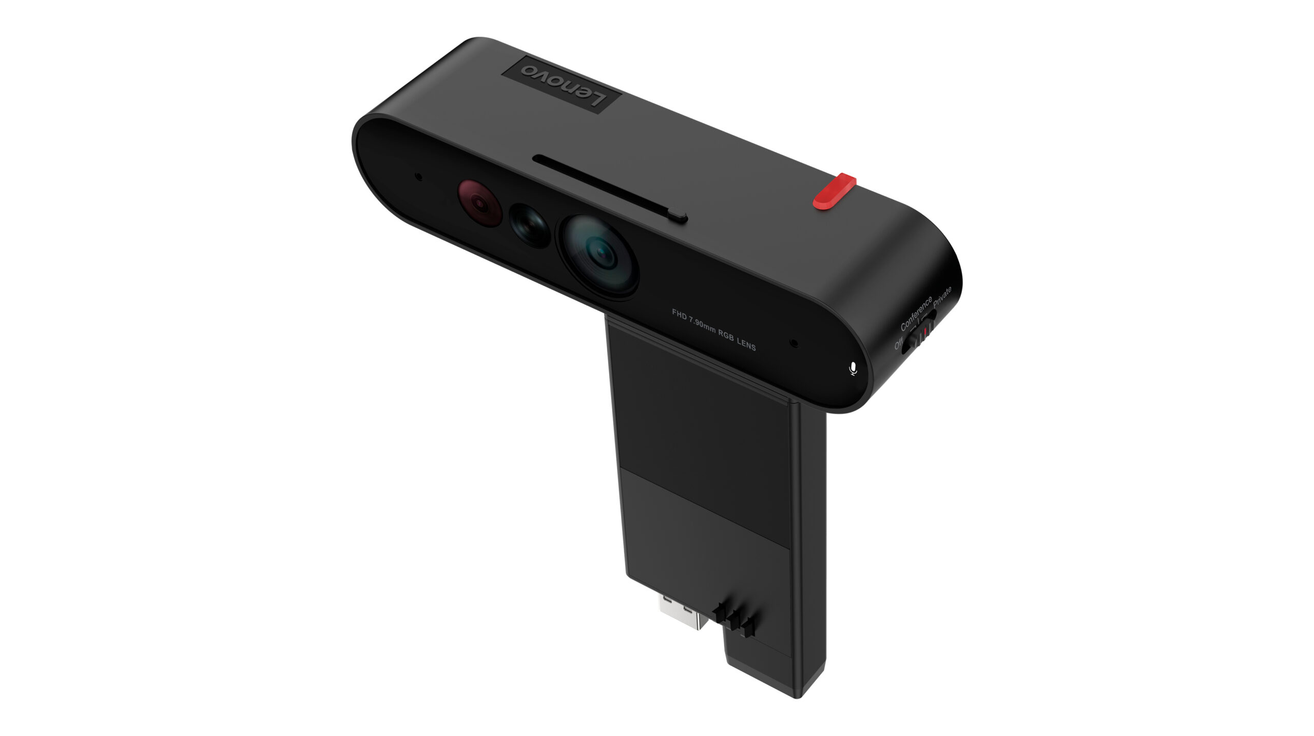 Lenovo ThinkVision MC60 webcam 1920 x 1080 Pixels USB 2.0 Zwart - Afbeelding 2