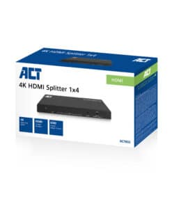 ACT 4K HDMI splitter, 1 in 4 out, EDID ondersteuning - Afbeelding 4