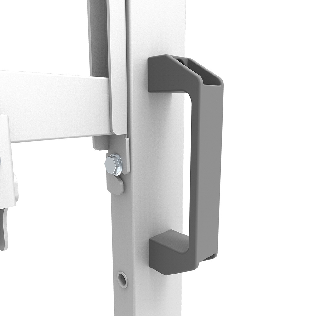 Neomounts FL50-575WH1 floor stand, Multimedia cart/trolley, White, 65" - 110", 300x200 - 1100x600 mm - Afbeelding 6