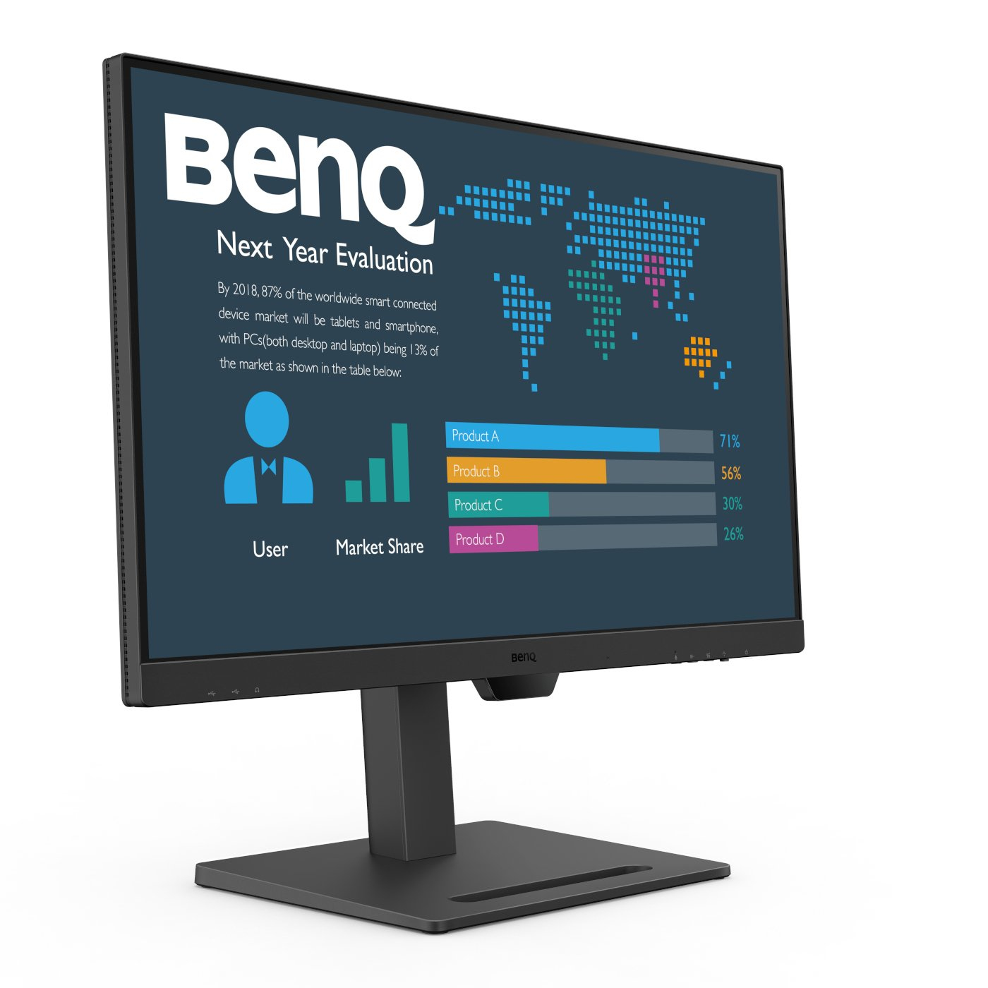 BenQ BL2790QT computer monitor 68,6 cm (27") 2560 x 1440 Pixels Quad HD LED Zwart - Afbeelding 6