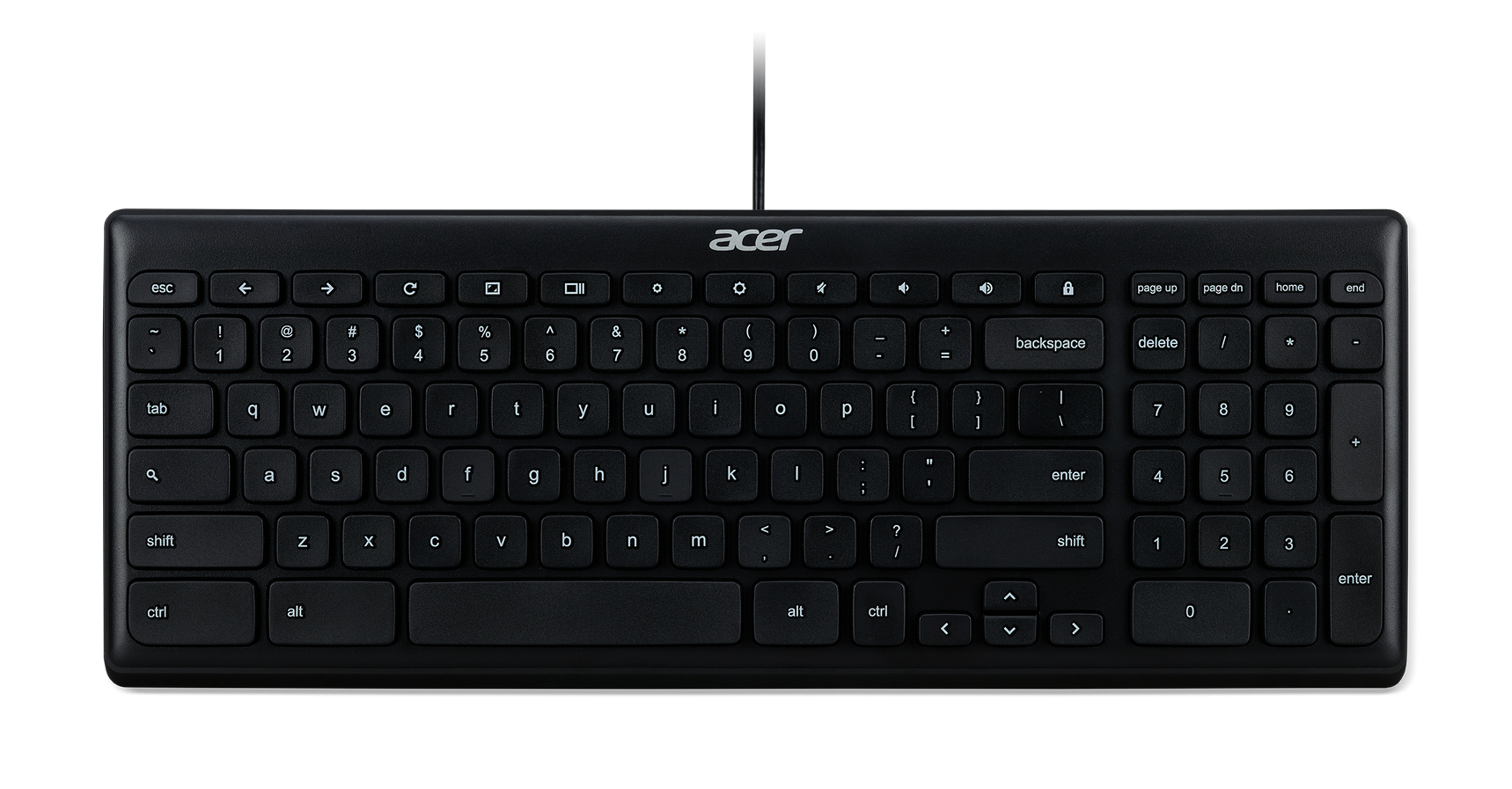 Acer GP.KBD11.00Z toetsenbord Kantoor USB AZERTY Belgisch Zwart