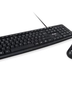 Equip 245200 toetsenbord Inclusief muis Kantoor USB QWERTZ Duits Zwart