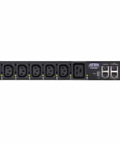 ATEN PG6308G-AT energiedistributie 8 AC-uitgang(en) 1U Zwart Stekkerdoos - Afbeelding 5