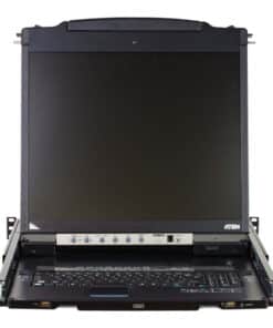 ATEN CL5816N rack console 48,3 cm (19") 1280 x 1024 Pixels Metaal, Kunststof Zwart 1U - Afbeelding 4