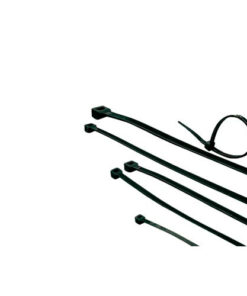 ACT Tie wraps | kabelbinders zwart, lengte 150 mm, breedte 3,6 mm Netwerkkabel