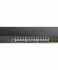D-Link DGS-1250-28X Managed L3 Gigabit Ethernet (10/100/1000) Zwart