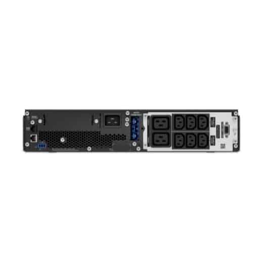 APC Smart-UPS On-Line, 3kVA, Rekmontage 2U, 230V, 8x C13+2x C19 IEC uitgang, Verlengde runtime, Rail kit inbegrepen, voor gebruik met externe lithium-ion batterij Stekkerdoos