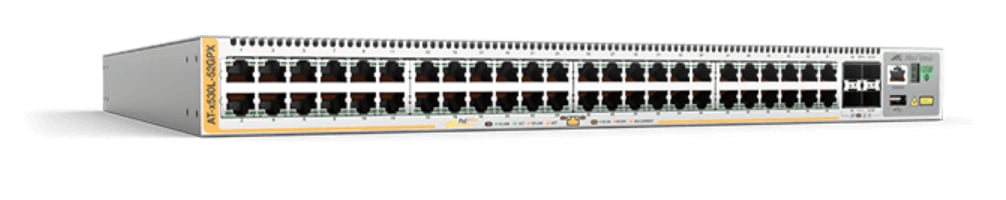 Allied Telesis AT-x530L-52GPX-50 Managed L3 Gigabit Ethernet (10/100/1000) Power over Ethernet (PoE) Grijs