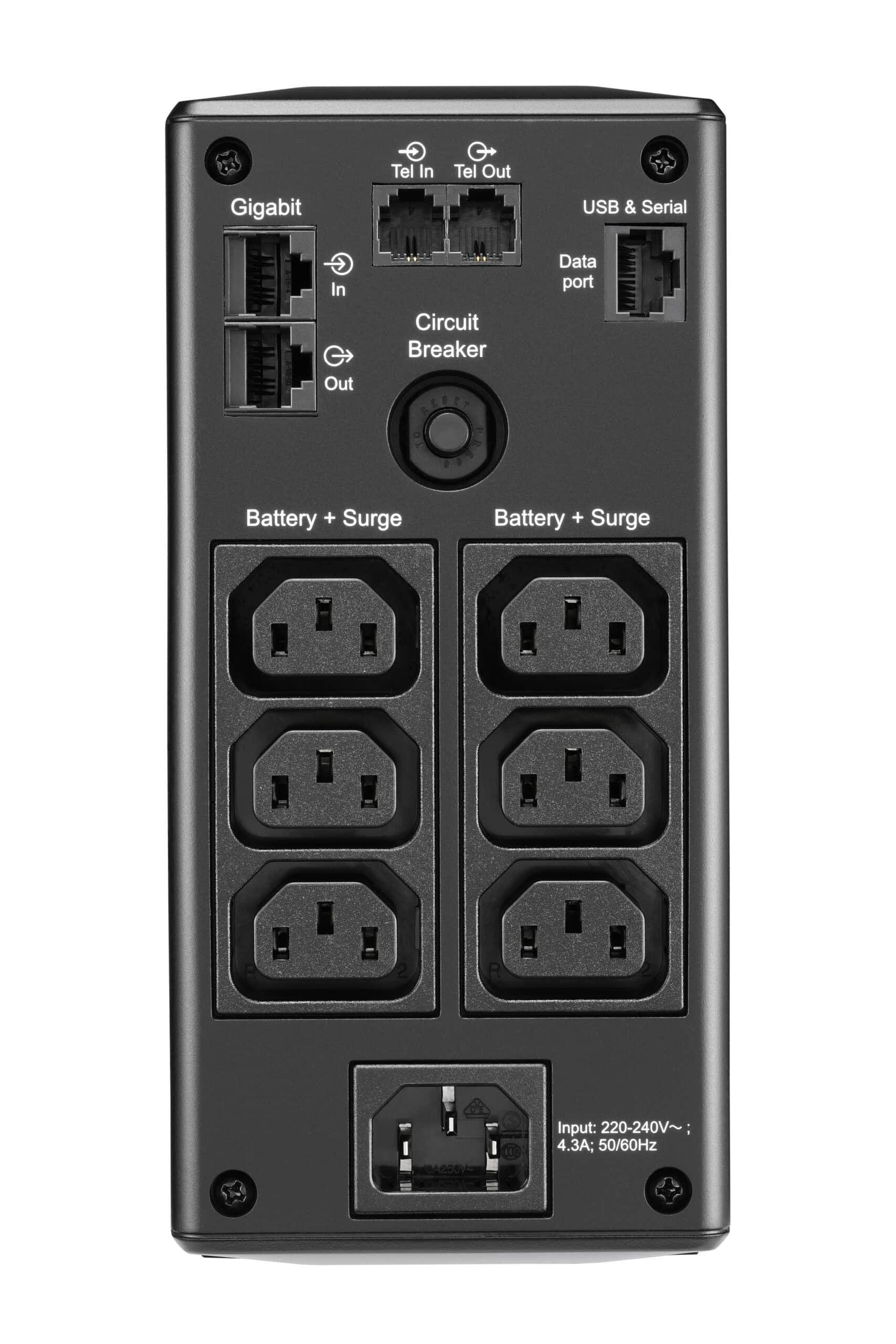 APC Back-UPS PRO BR650MI - Noodstroomvoeding, 6x C13 uitgang, USB, 650VA - Afbeelding 3