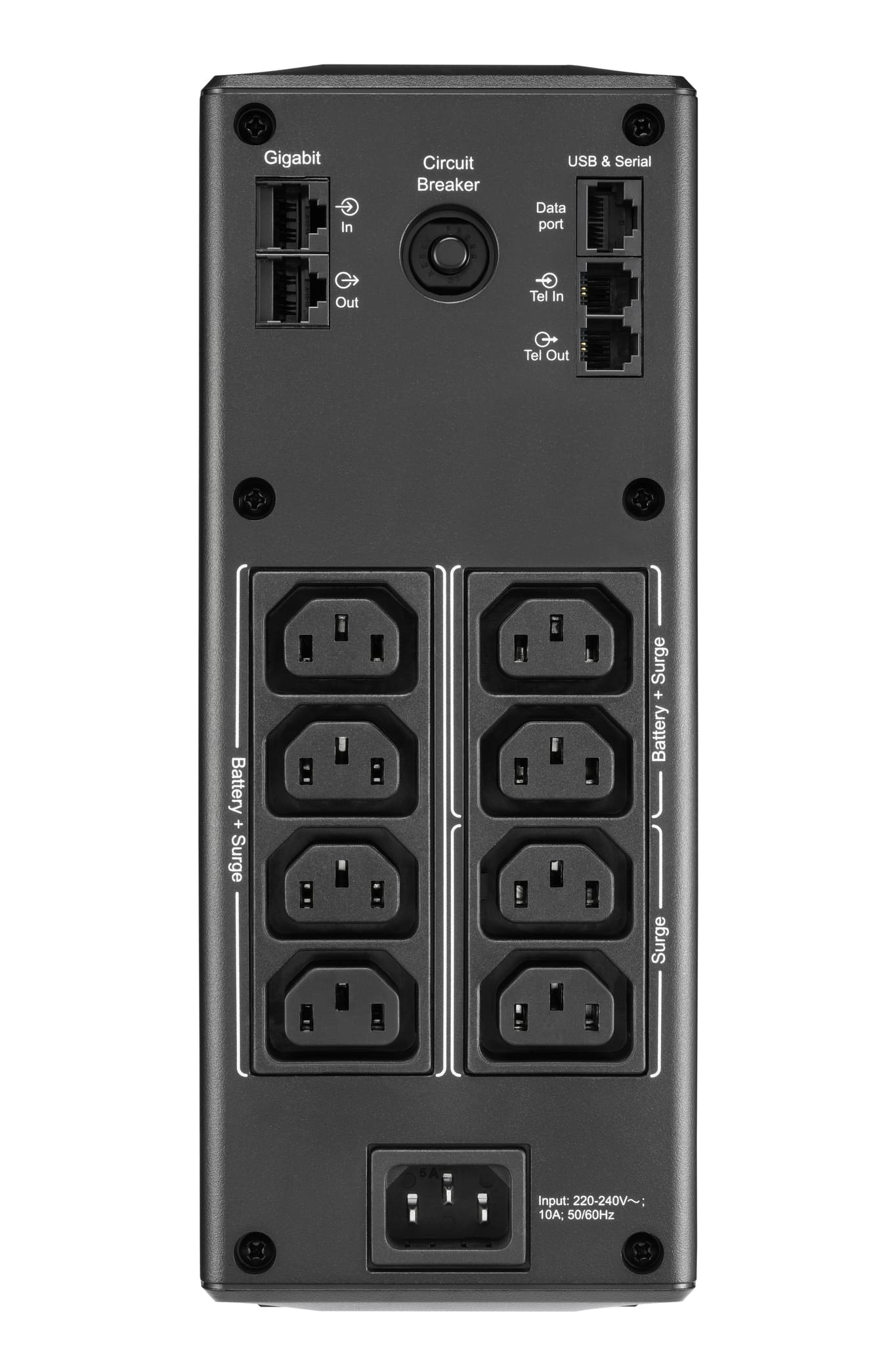 APC Back-UPS PRO BR1300MI - Noodstroomvoeding, 8x C13 uitgang, USB, 1300VA - Afbeelding 2