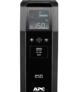 APC Back-UPS PRO BR1600SI - Noodstroomvoeding, 8x C13 uitgang, 2x USB charger (type A & C), 1600VA, USB dataport