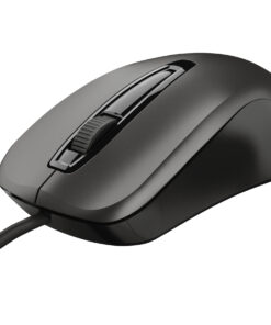 Trust Carve Bekabelde Optische Muis - muis – bedrade USB‑muis – zwart