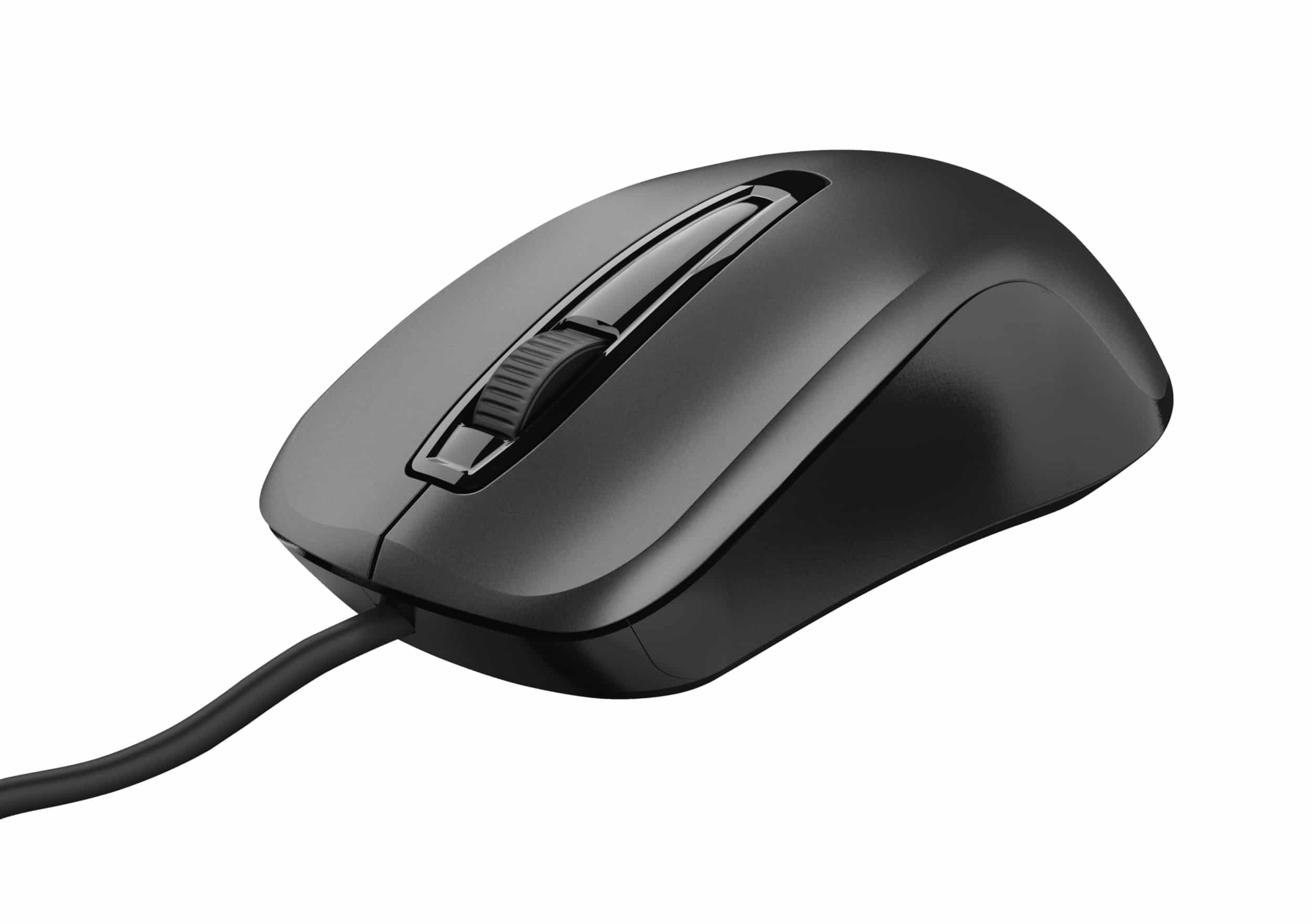 Trust Carve Bekabelde Optische Muis - muis – bedrade USB‑muis – zwart