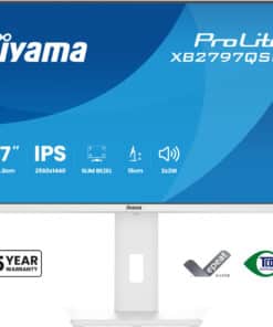 iiyama ProLite XB2797QSU-W1 computer monitor 68,6 cm (27") 2560 x 1440 Pixels Quad HD LED Wit - Afbeelding 2
