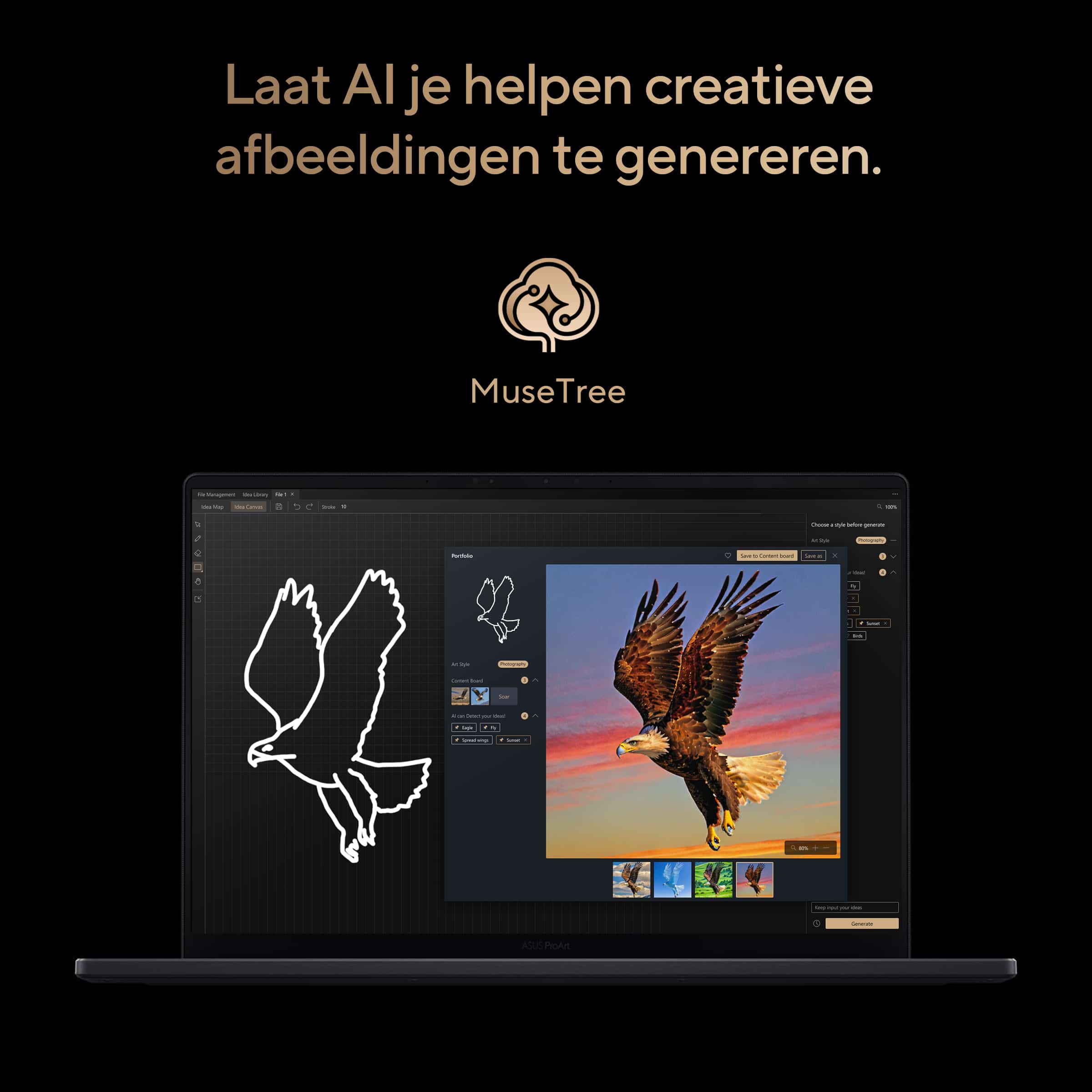 ASUS ProArt P16 H7606WX-SE002X Copilot+ PC AMD Ryzen AI 9 HX 370 Laptop 40,6 cm (16") Touchscreen WQUXGA 64 GB LPDDR5x-SDRAM 4 TB SSD NVIDIA GeForce RTX 5090 Wi-Fi 7 (802.11be) Windows 11 Pro Belgisch Zwart - Afbeelding 4