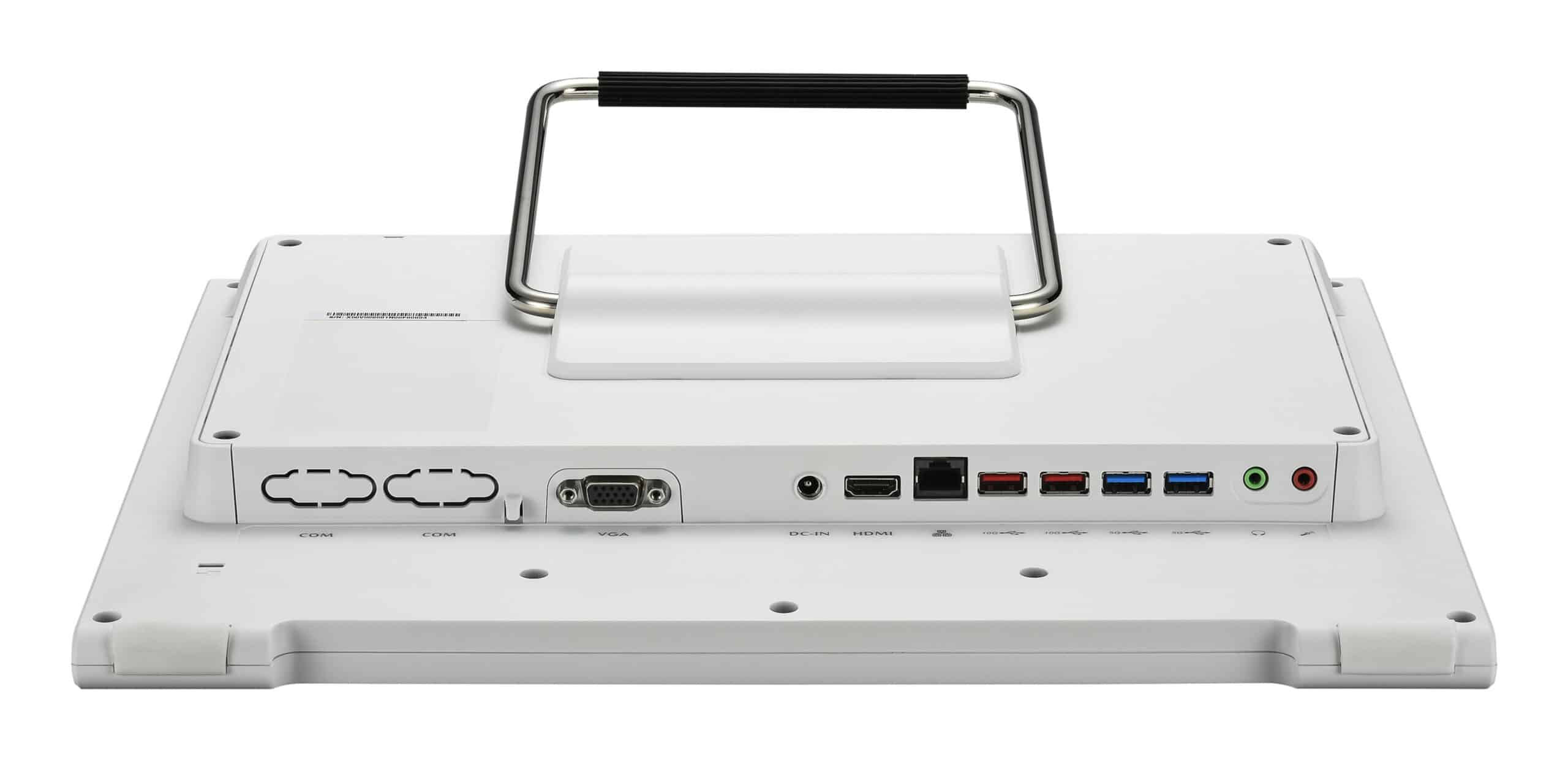 Shuttle All-In-One System POS X509, 15.6" Single-Touch-Screen (resistive), Celeron 7305U, 8GB RAM, 120GB M.2 SSD, 2x COM (RS232), Wifi, IP54, ventilatorloos, 24/7 permanent gebruik - Afbeelding 4