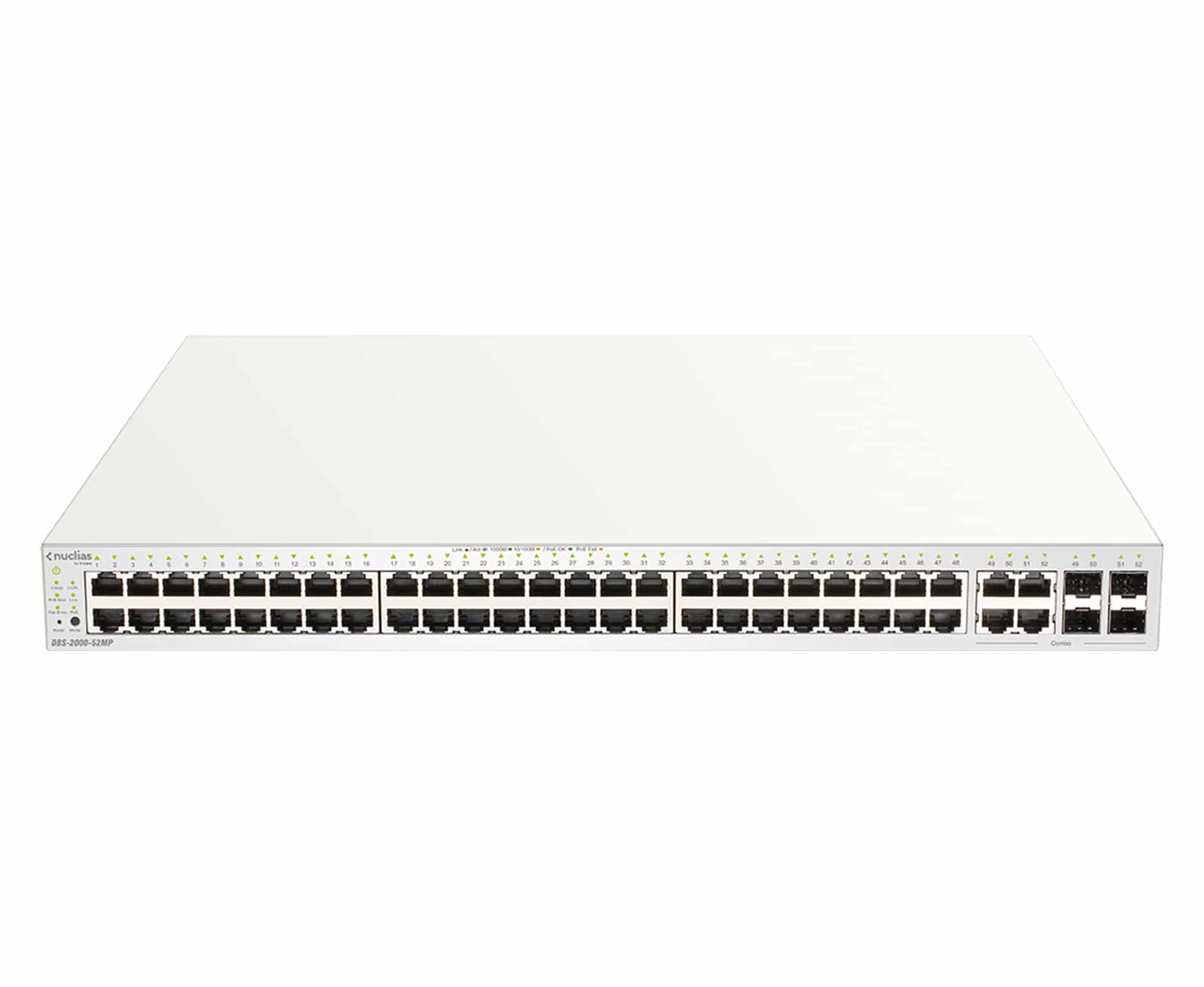 D-Link DBS-2000-52MP netwerk-switch Managed L2 Gigabit Ethernet (10/100/1000) Power over Ethernet (PoE) Grijs - Afbeelding 2
