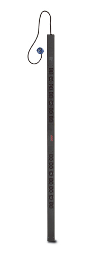 APC Rack PDU, Basic, ZeroU, 16A, 230V, (20x) C13 & (4x) C19, IEC 309 16A stekker