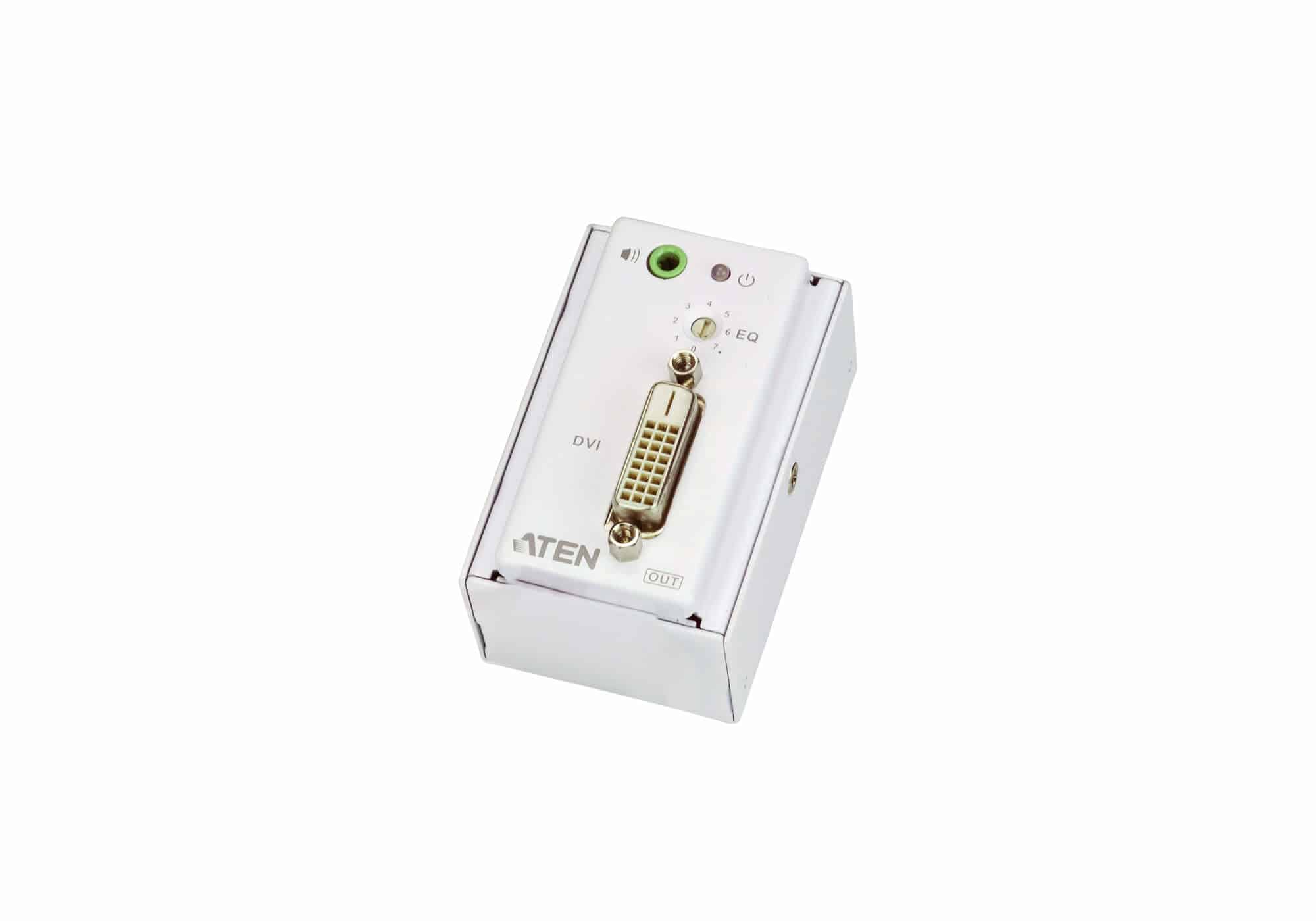 ATEN DVI/Audio Cat 5-verlenger met MK-muurplaat (1920 x 1200 bij 40 m) - Afbeelding 2