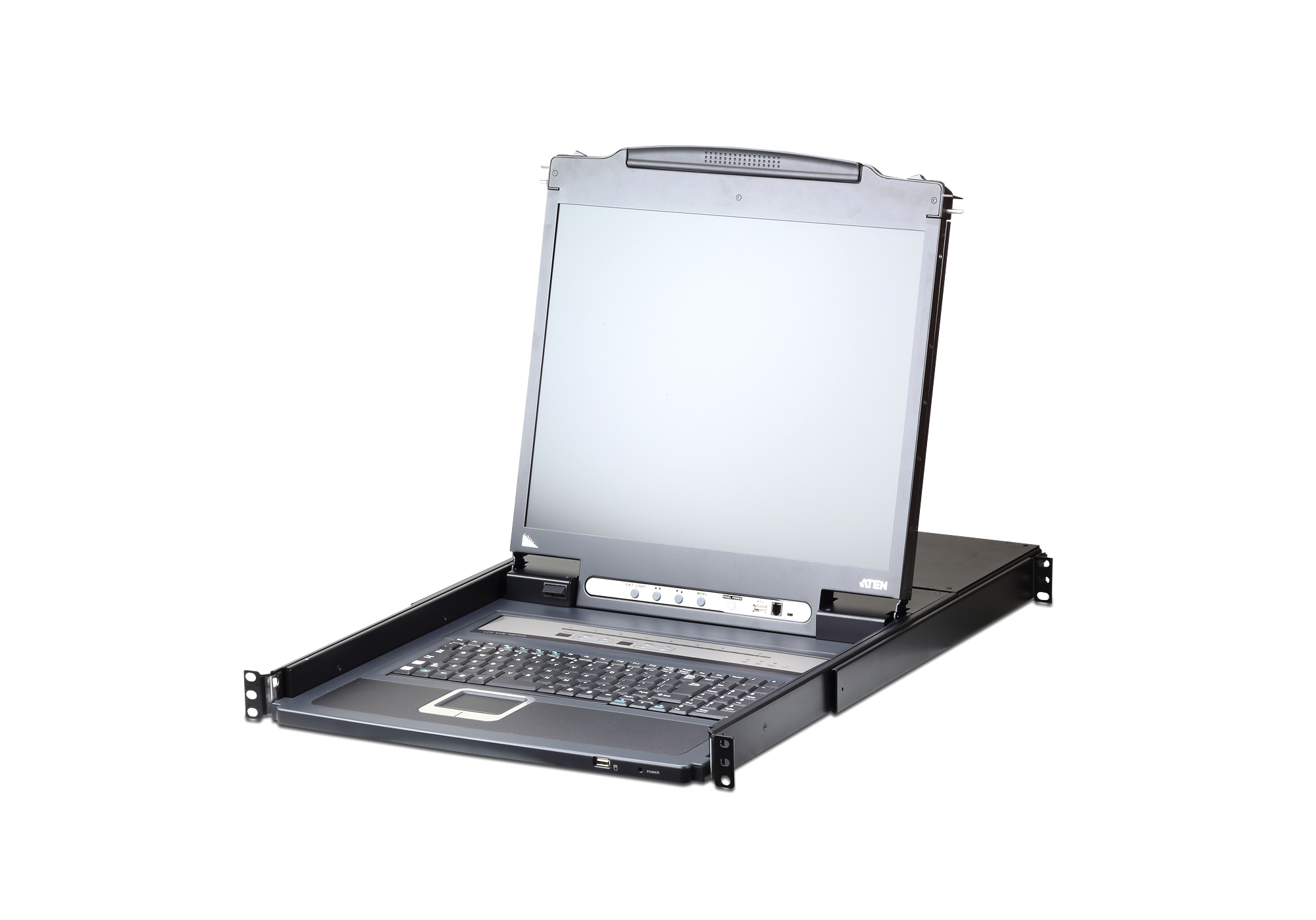 ATEN L5708IM-ATA-2XK06FG rack console 43,2 cm (17") Zwart 1U - Afbeelding 5