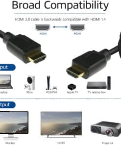 ACT 0,5 meter HDMI High Speed premium certified kabel v2.0 HDMI-A male - HDMI-A male - Afbeelding 3