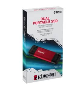 Kingston Technology 512GB Draagbare SSD met Dual USB-A/C, tot 1050MB/s USB 3.2 Gen 2 - Afbeelding 5