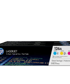 HP 126A originele cyaan/magenta/gele LaserJet tonercartridge, 3-pack